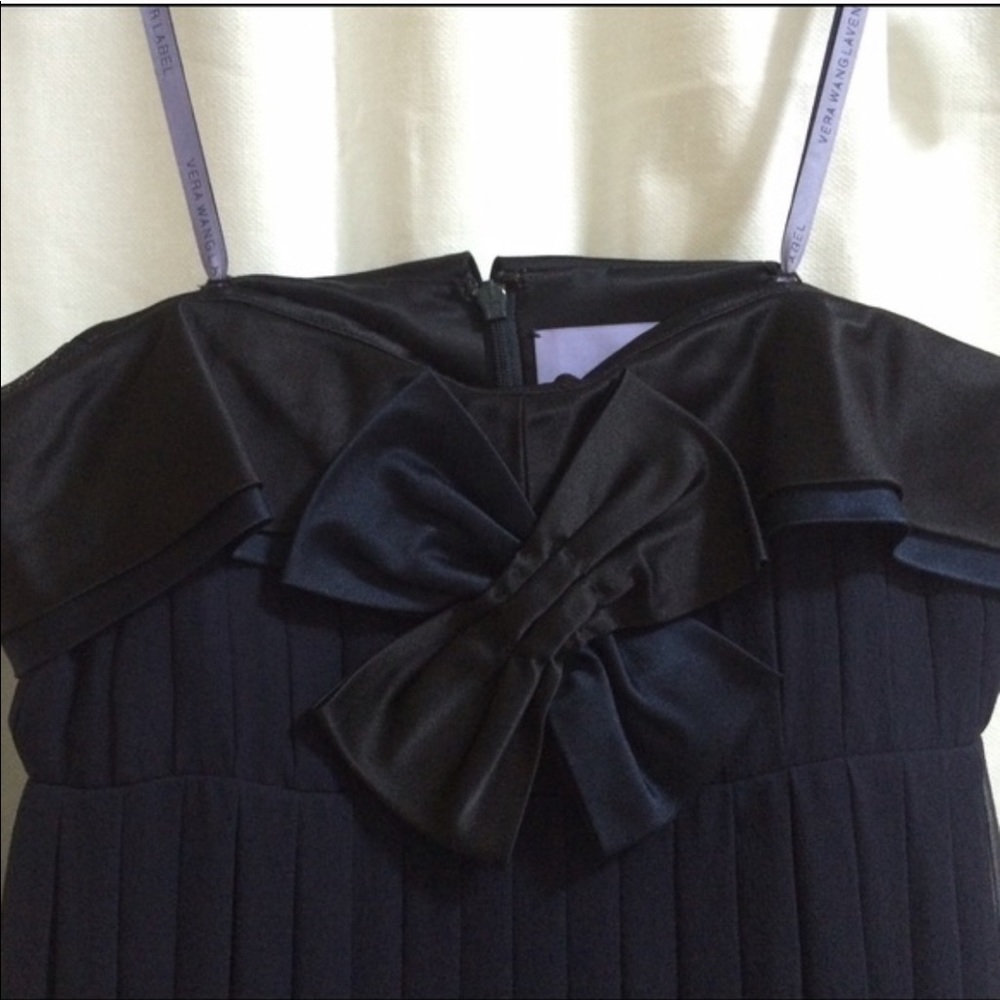 Vera wang lavender label silk chiffon dress/prom